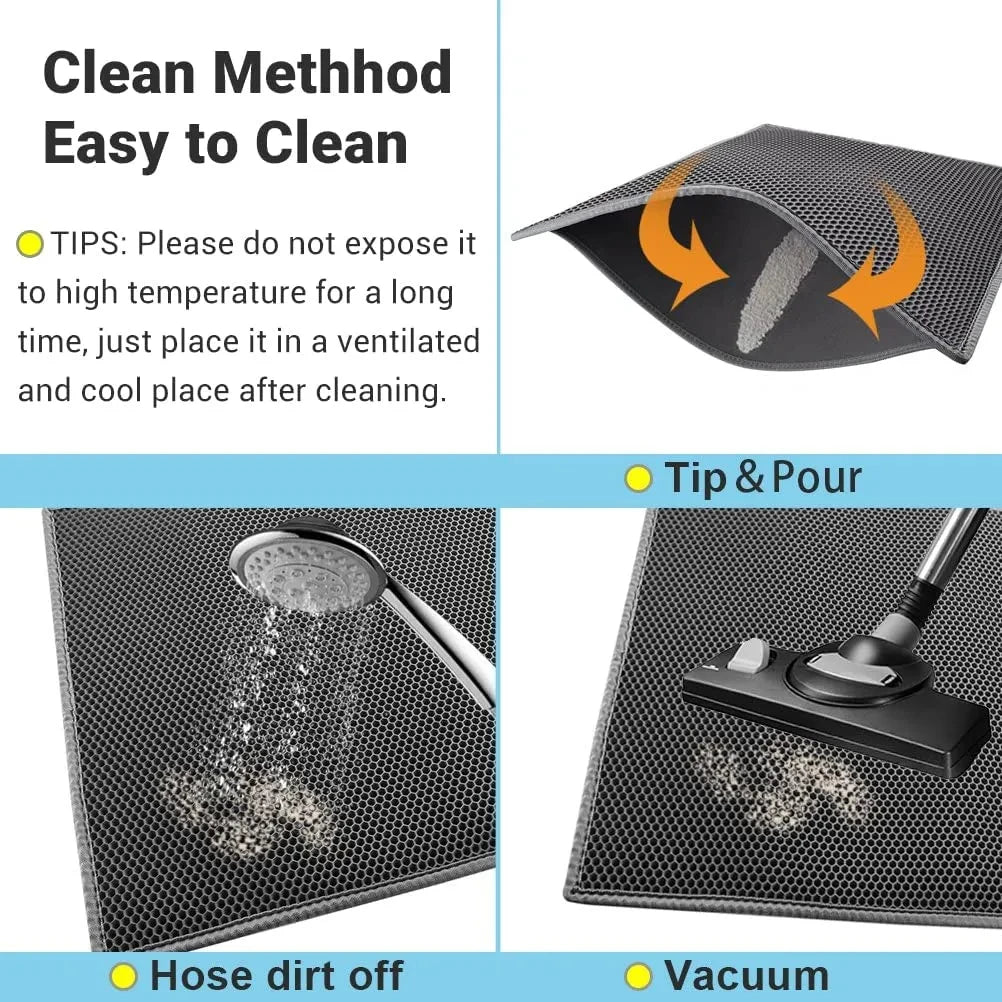 Double Layer Waterproof Cat Litter Mat