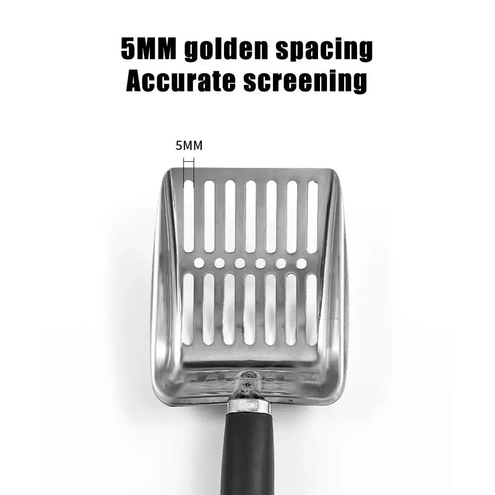 Metal Long Handle Cat Litter Scoop