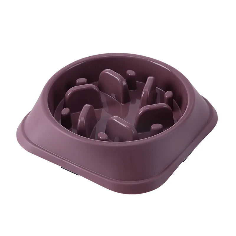 Anti-Choke Slow Feeder Pet Bowl