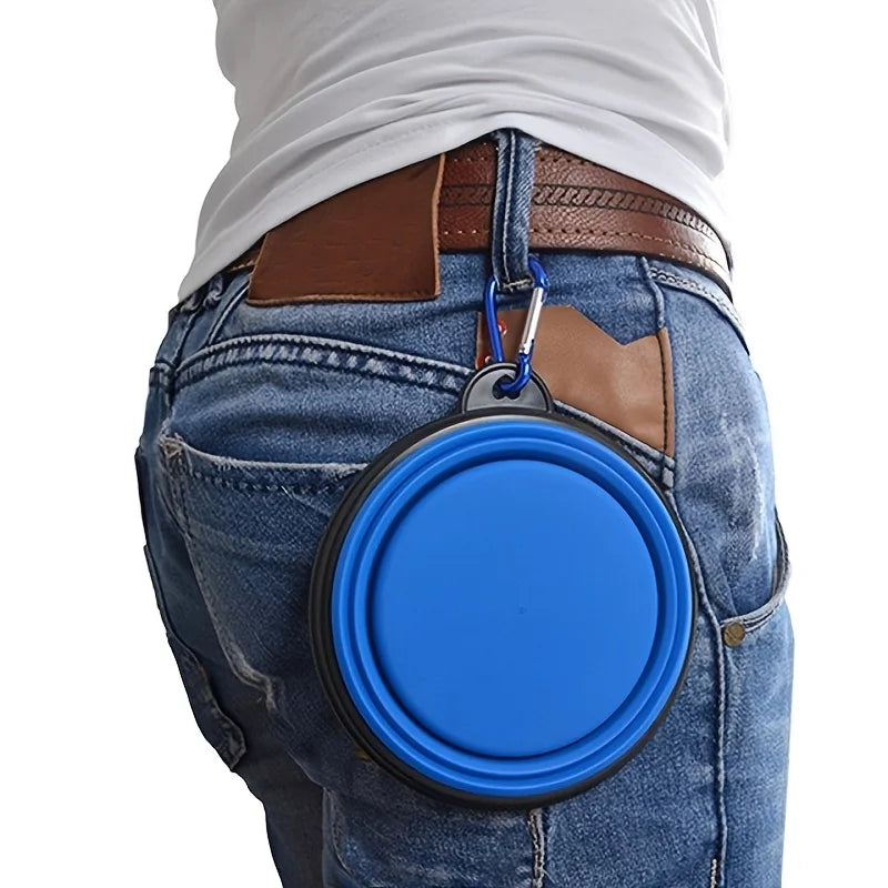 Collapsible Silicone Pet Travel Bowl