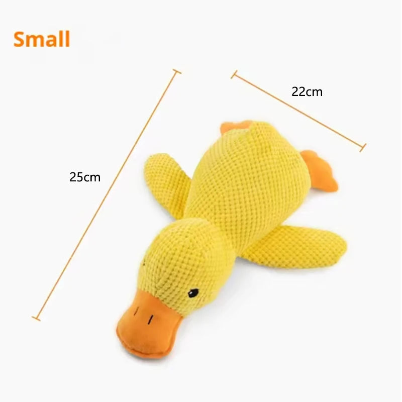 Squeaky Duck Comfort Plush Pet Toy
