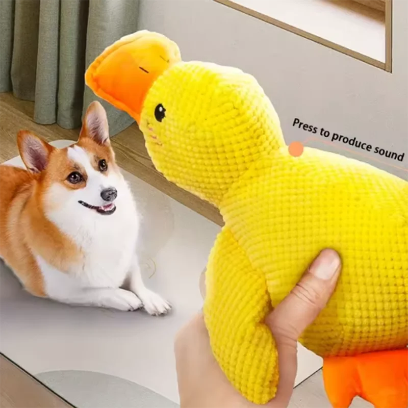 Squeaky Duck Comfort Plush Pet Toy