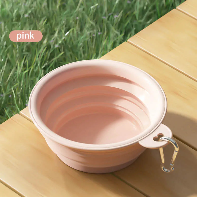 Foldable Silicone Dog & Cat Bowl