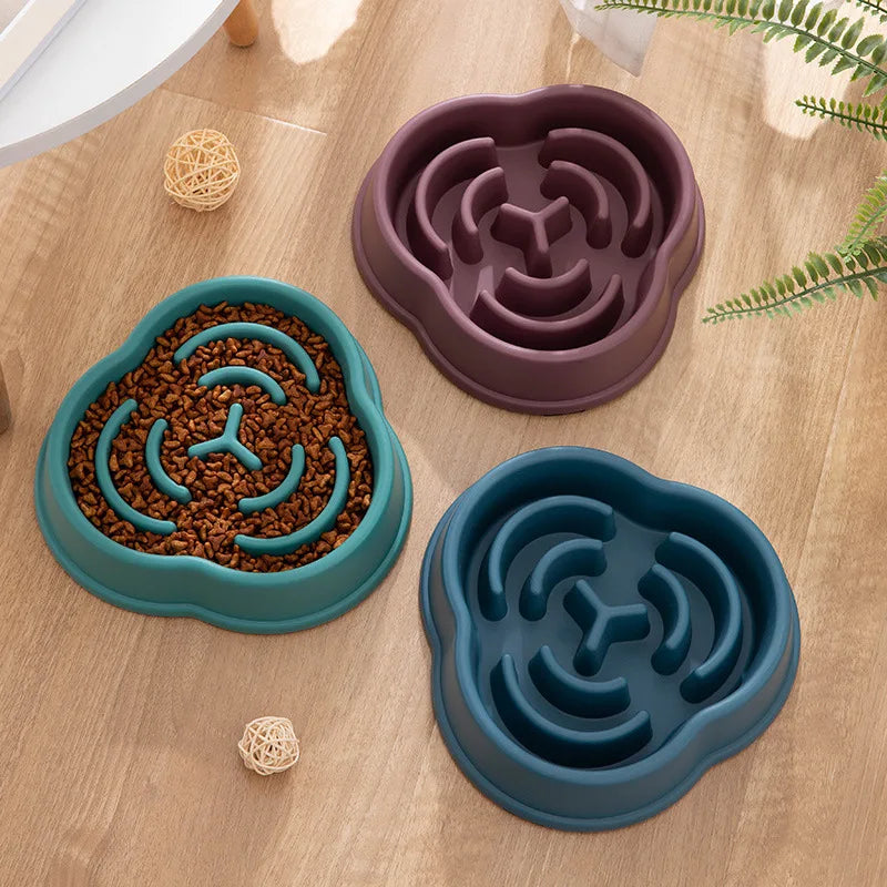 Anti-Choke Slow Feeder Pet Bowl