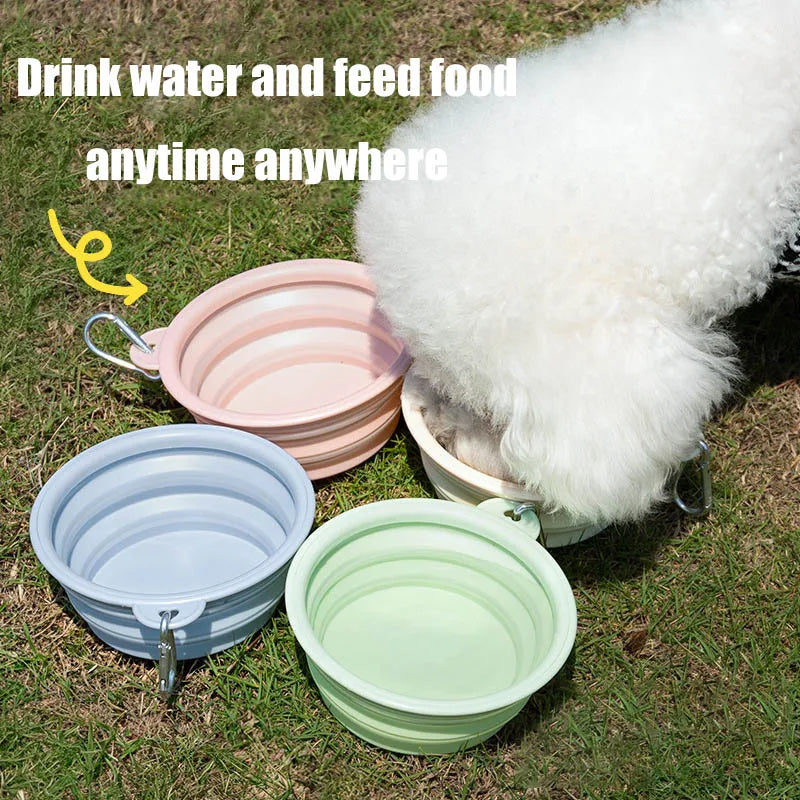 Foldable Silicone Dog & Cat Bowl