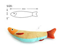 Catnip Fish Plush Chew Toy