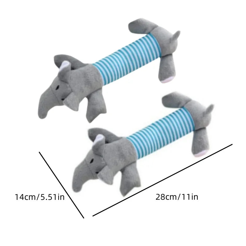 Squeaky Plush Dog Chew Toy