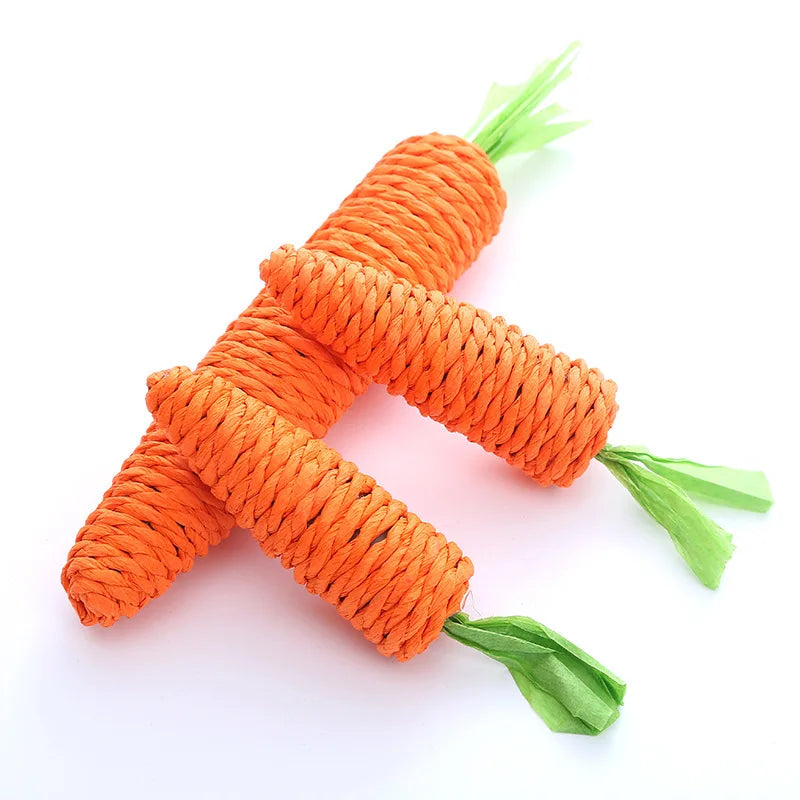 Carrot Rope Cat Chew Toy