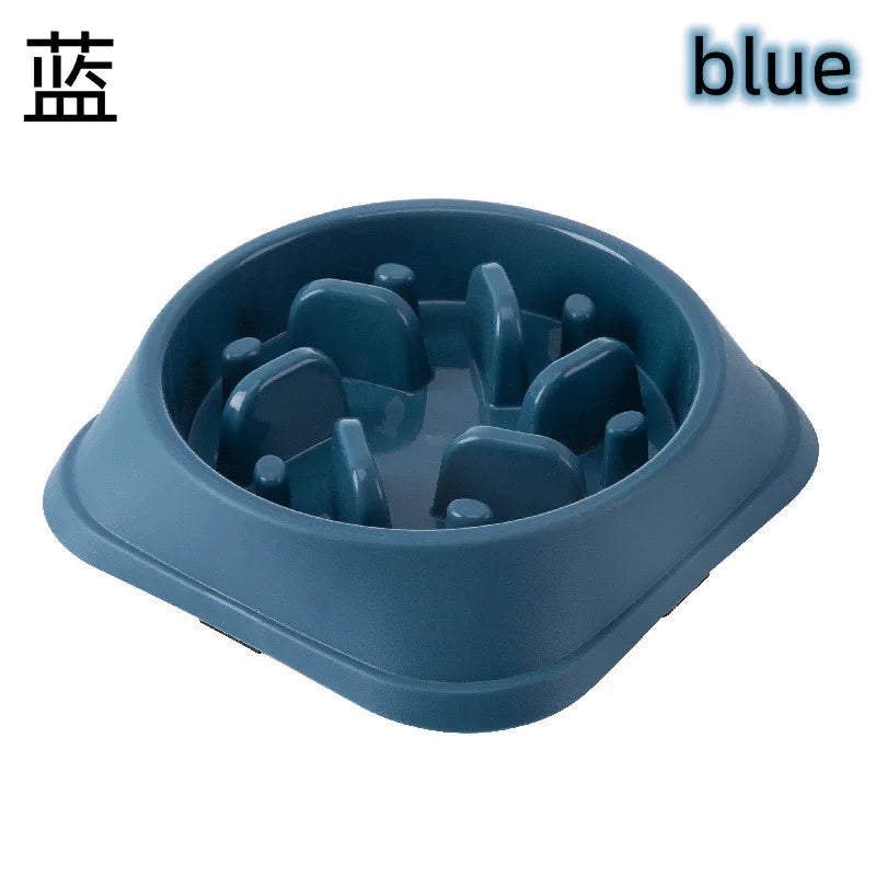 Anti-Choke Slow Feeder Pet Bowl