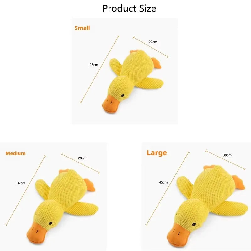 Squeaky Duck Comfort Plush Pet Toy