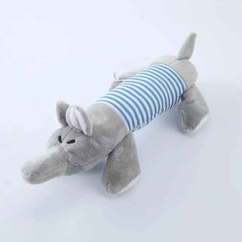 Squeaky Plush Dog Chew Toy