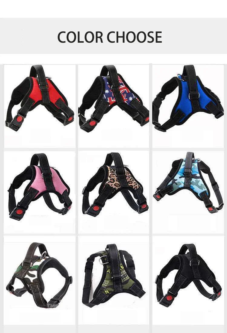 Quick-Release Adjustable Dog Harness Vest