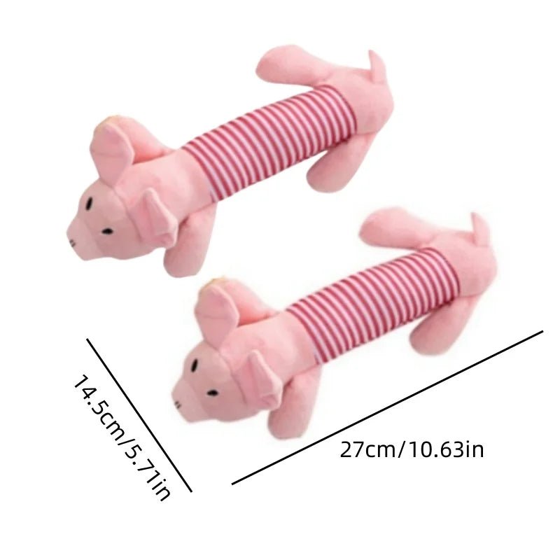 Squeaky Plush Dog Chew Toy