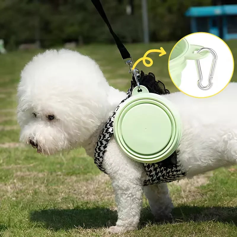 Foldable Silicone Dog & Cat Bowl