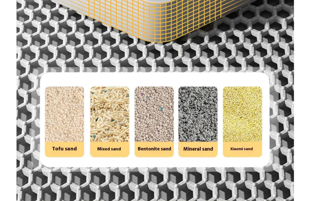 Premium 2-Layer Cat Litter Trapping Mat