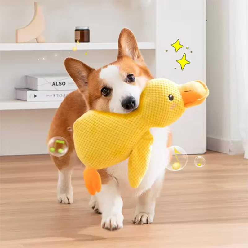 Squeaky Duck Comfort Plush Pet Toy