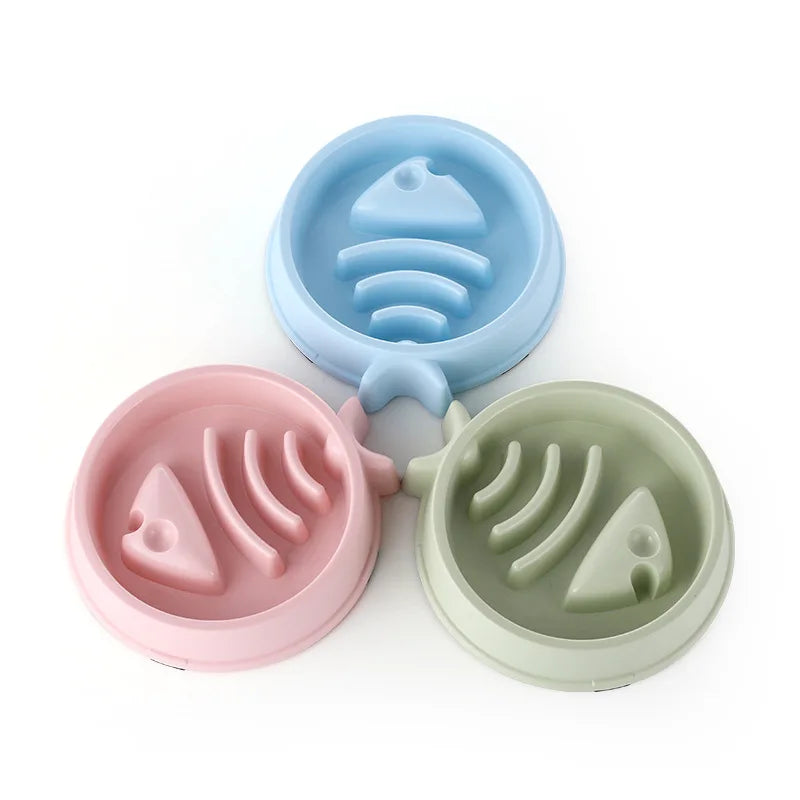 Anti-Choke Slow Feeder Pet Bowl