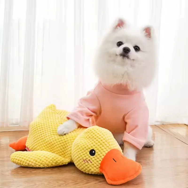 Squeaky Duck Comfort Plush Pet Toy