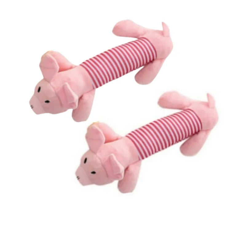 Squeaky Plush Dog Chew Toy