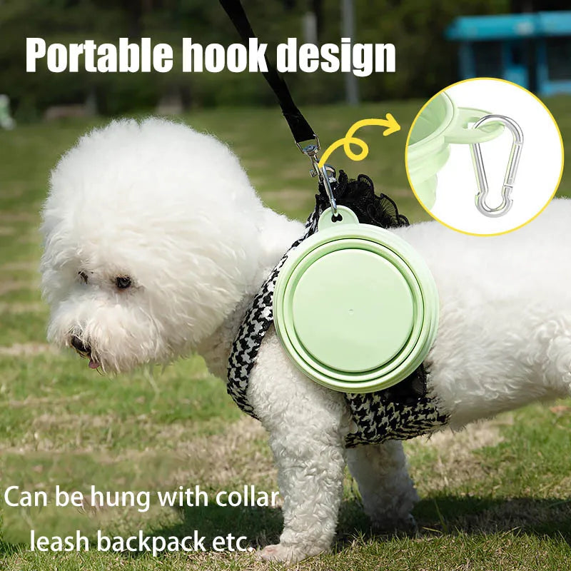 Foldable Silicone Dog & Cat Bowl