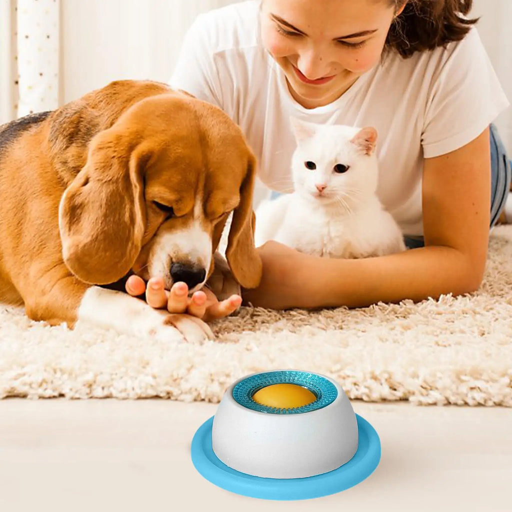 Slow Feeder Puzzle Bowl for Dogs & Cats