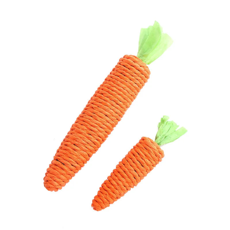 Carrot Rope Cat Chew Toy