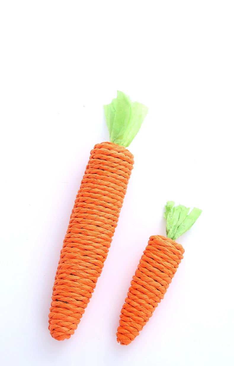 Carrot Rope Cat Chew Toy