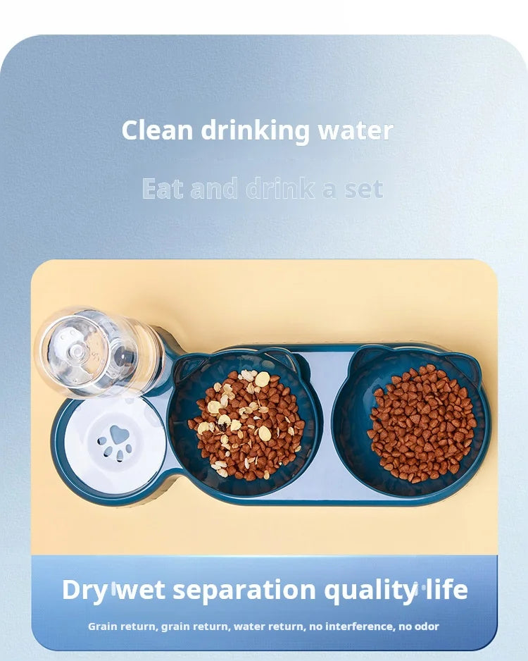 Pet Bowls with Water Feeder