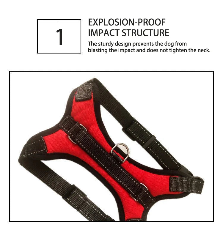 Quick-Release Adjustable Dog Harness Vest