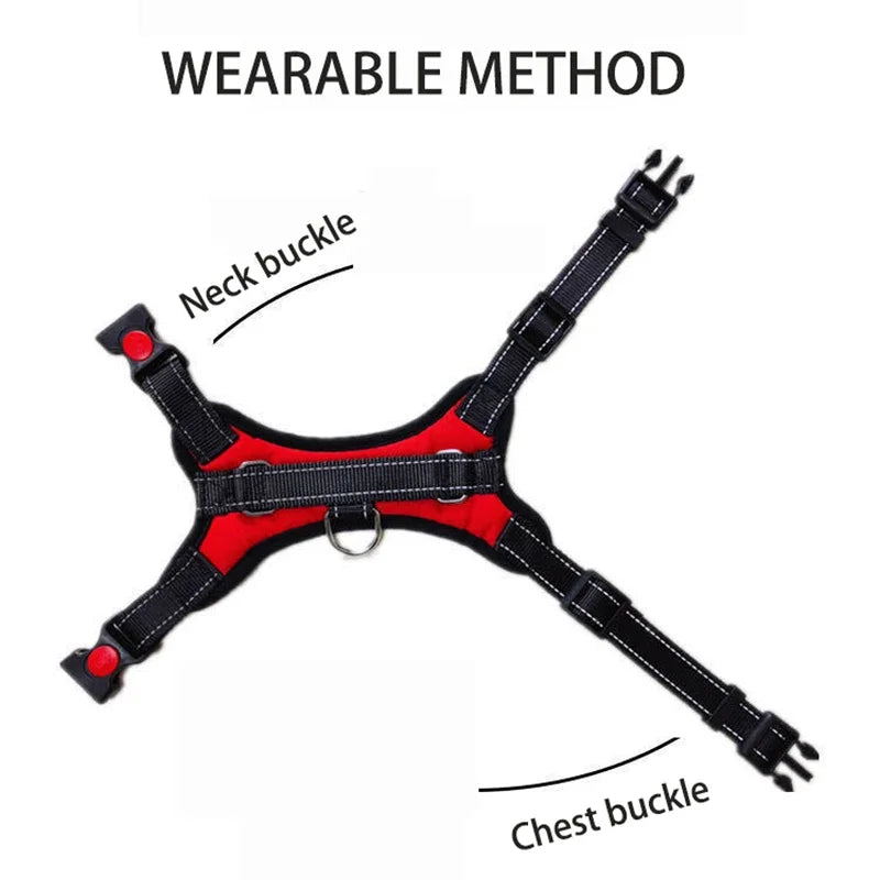 Quick-Release Adjustable Dog Harness Vest