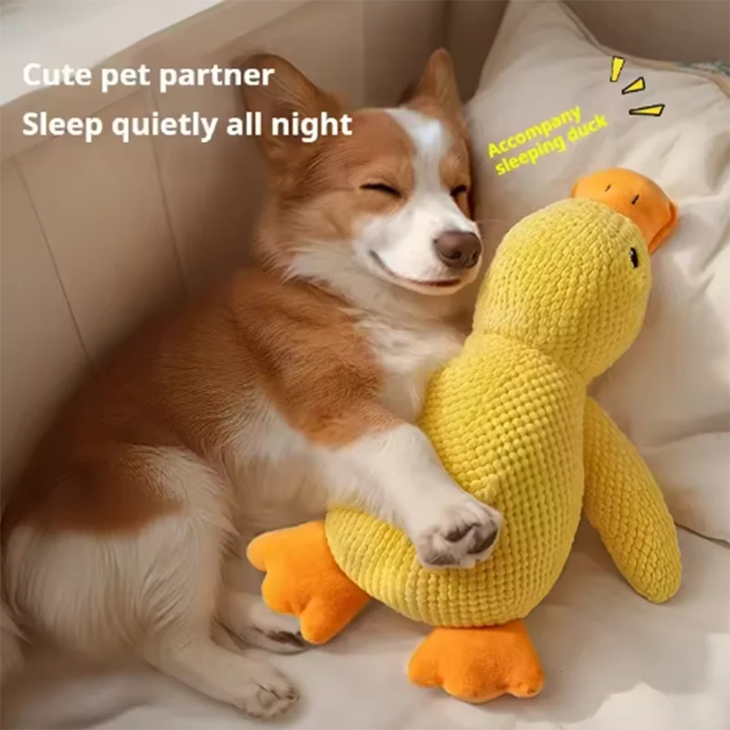Squeaky Duck Comfort Plush Pet Toy