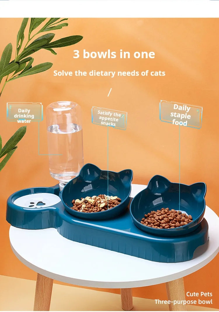 Pet Bowls with Water Feeder