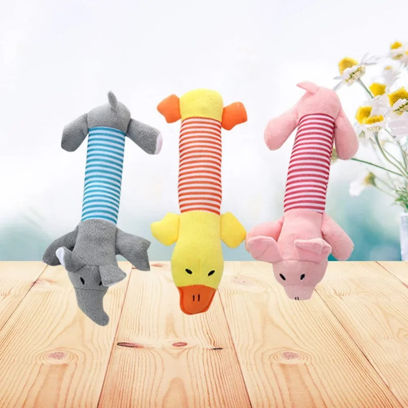 Squeaky Plush Dog Chew Toy