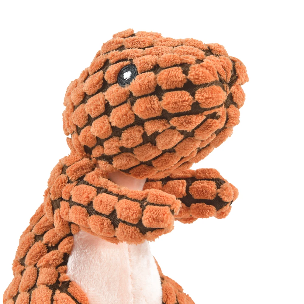 Plush Dinosaur Chew Toy for Dogs
