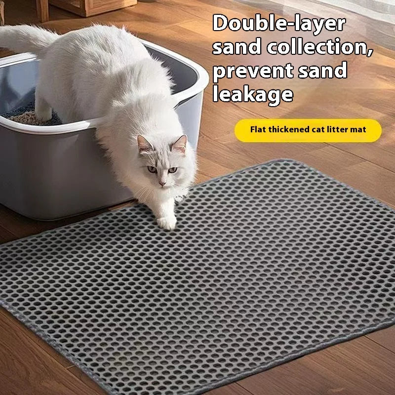 Premium 2-Layer Cat Litter Trapping Mat