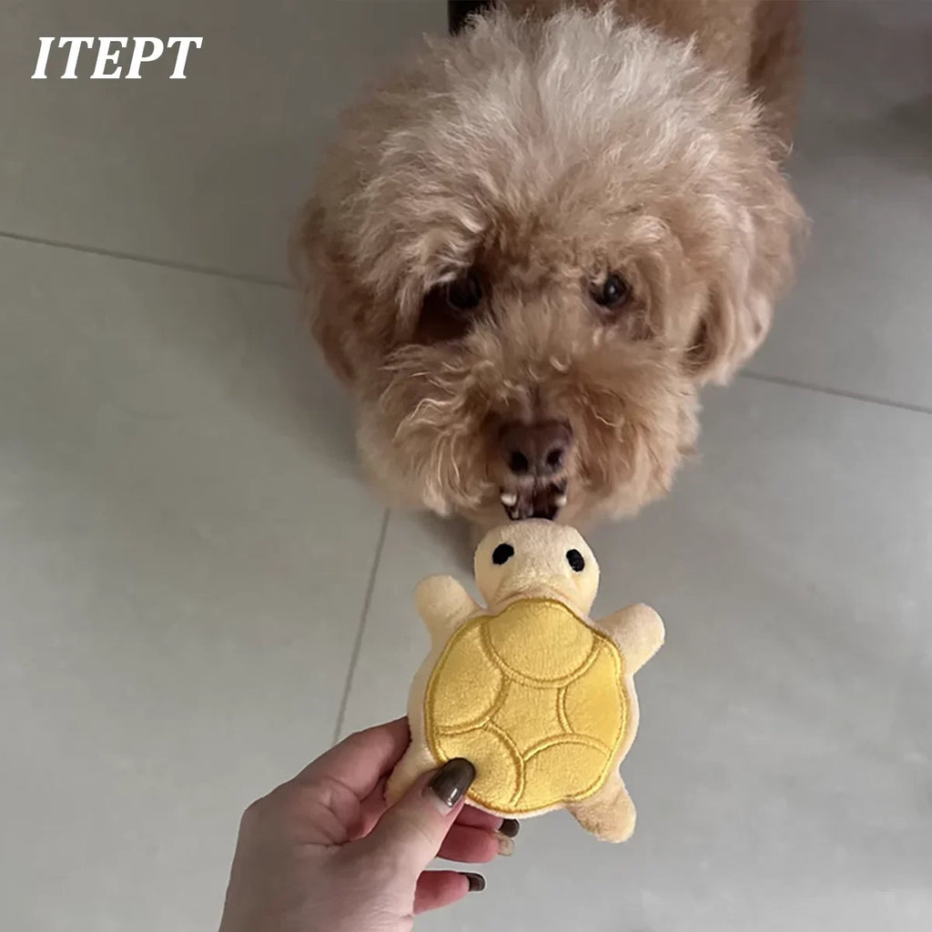 Mini Turtle Plush Puppy Chew Toy