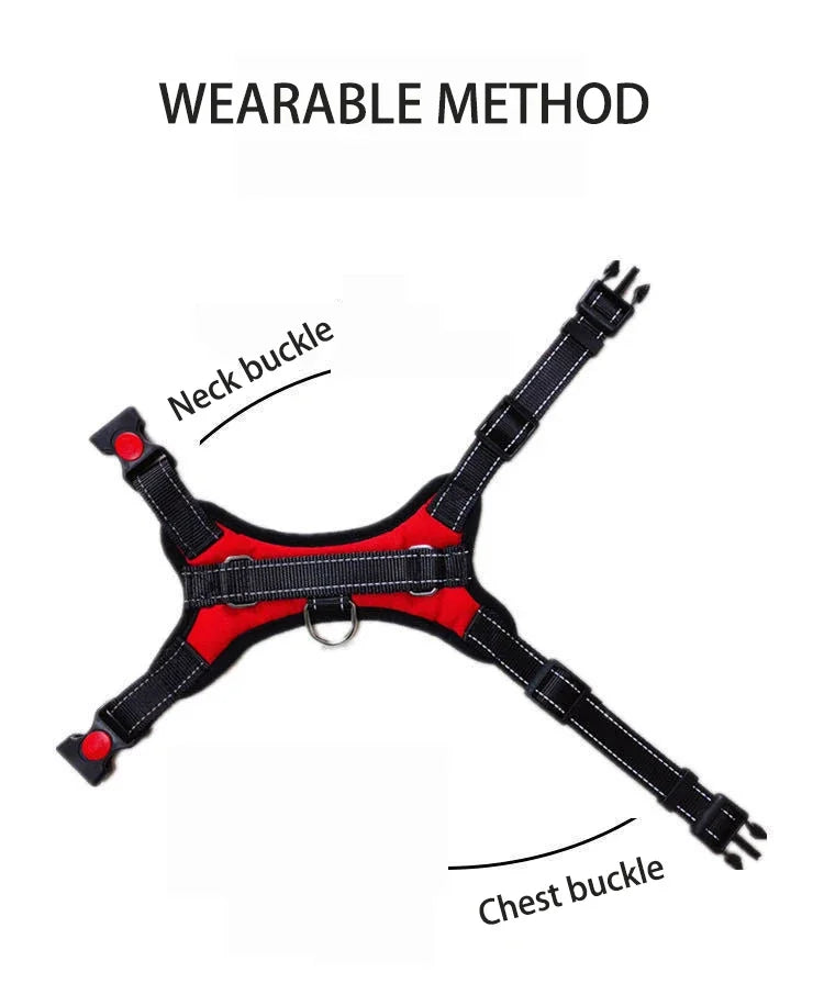 Quick-Release Adjustable Dog Harness Vest