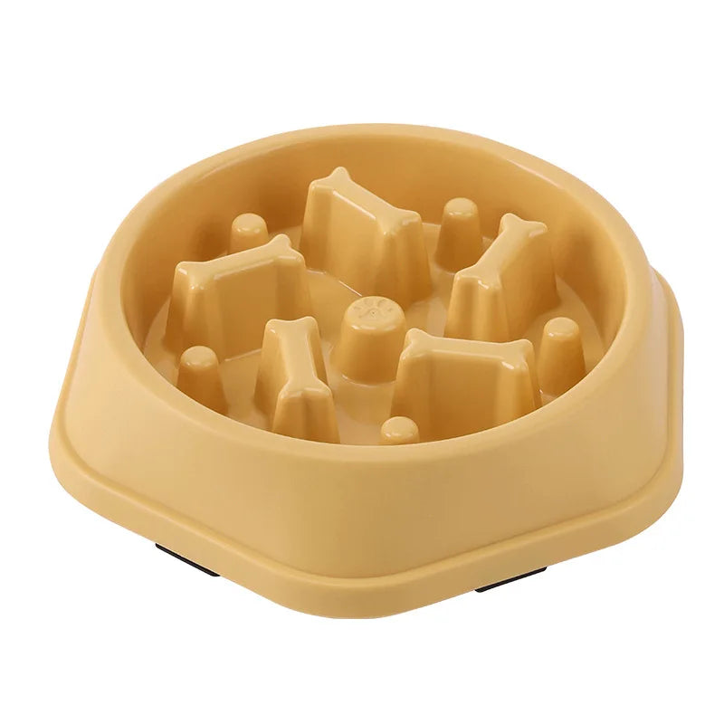Anti-Choke Slow Feeder Pet Bowl