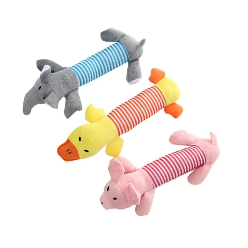 Squeaky Plush Dog Chew Toy