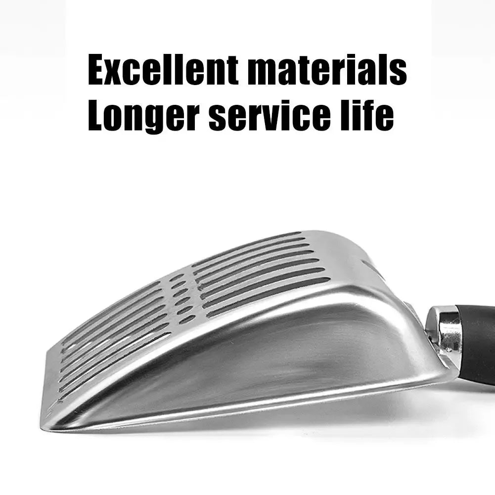 Metal Long Handle Cat Litter Scoop