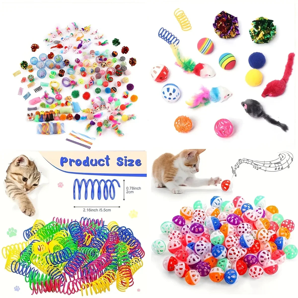 Mixed Cat Toy Bundle Pack