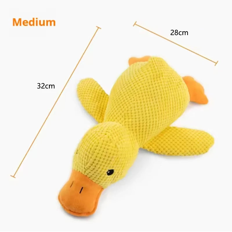 Squeaky Duck Comfort Plush Pet Toy
