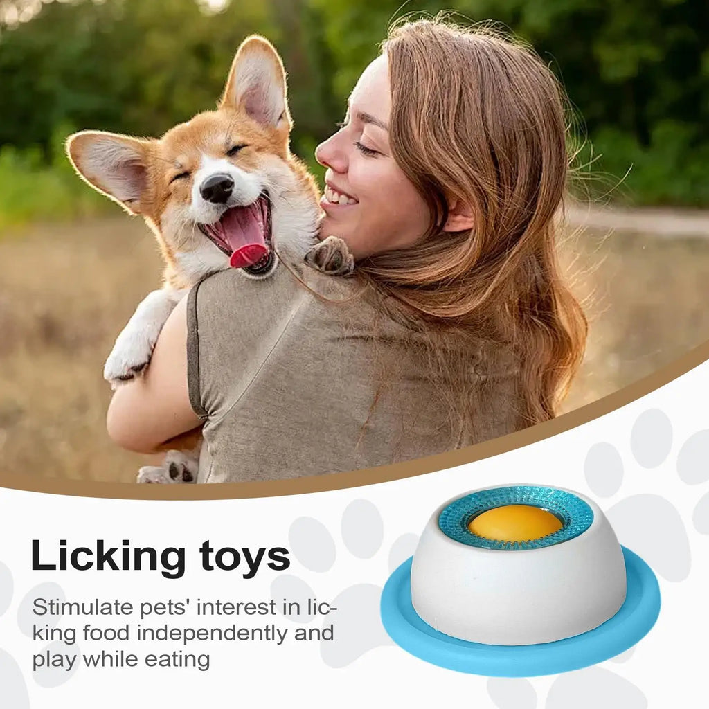 Slow Feeder Puzzle Bowl for Dogs & Cats