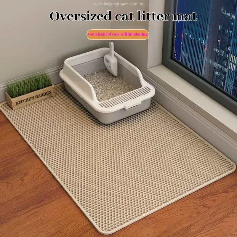 Premium 2-Layer Cat Litter Trapping Mat