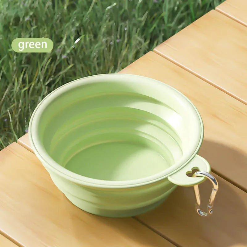 Foldable Silicone Dog & Cat Bowl