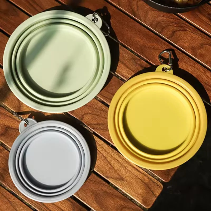Foldable Silicone Dog & Cat Bowl