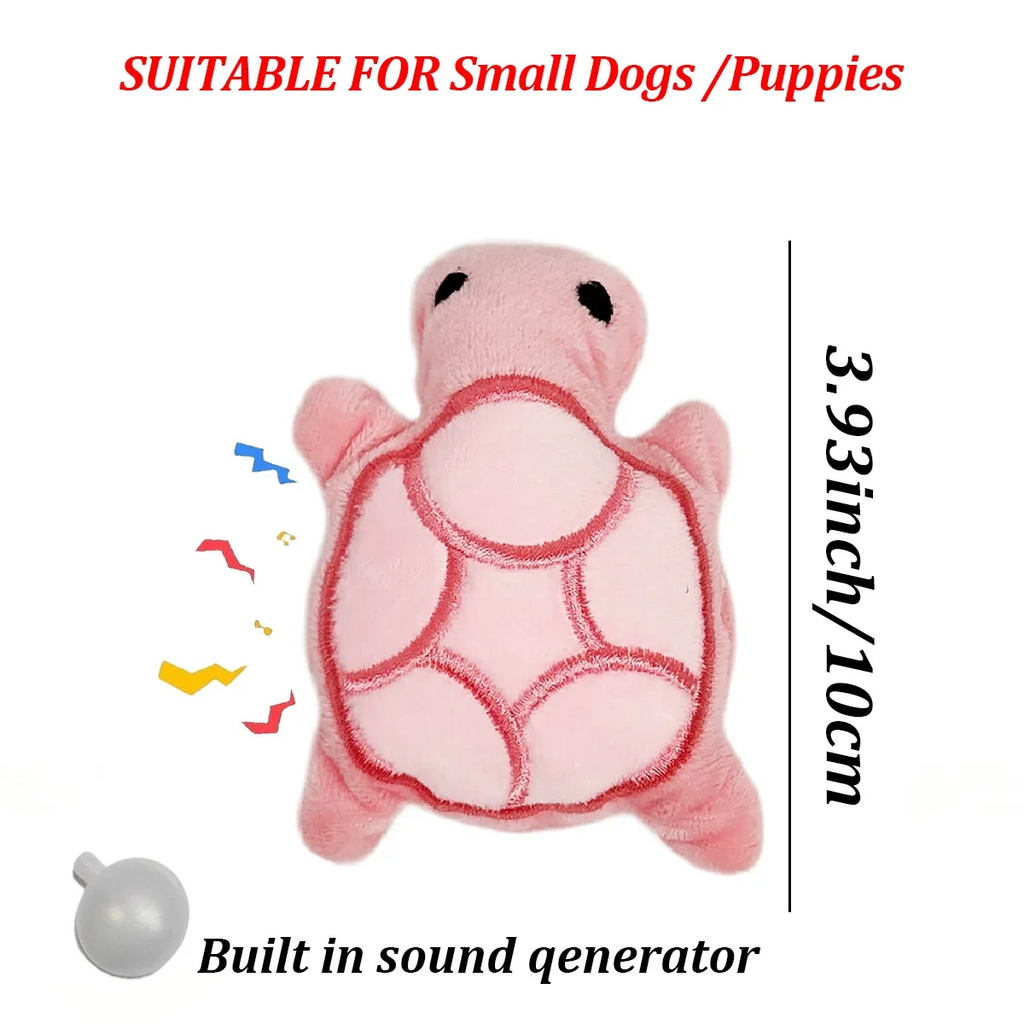 Mini Turtle Plush Puppy Chew Toy