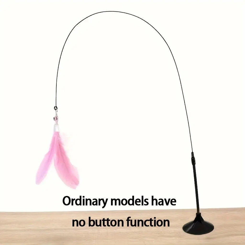 Feather Wand Cat Teaser Toy