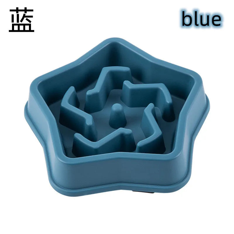 Anti-Choke Slow Feeder Pet Bowl
