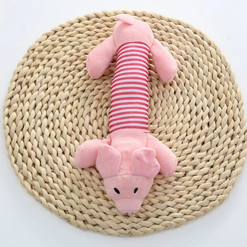 Squeaky Plush Dog Chew Toy